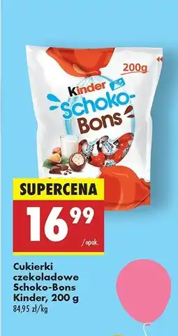 Biedronka Cukierki czekoladowe Kinder schoko-bons oferta