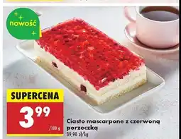 Biedronka Ciasto mascarpone z porzeczkami Cukiernia olsza oferta
