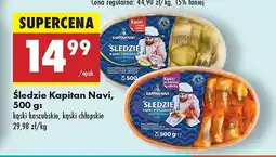Biedronka Śledzie kąski chłopskie Kapitan navi oferta