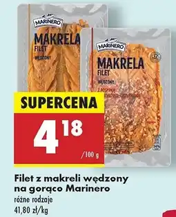 Biedronka Filety z makreli wędzone z papryką Marinero oferta