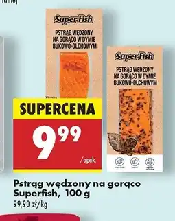 Biedronka Pstrąg wędzony na gorąco w dymie bukowo-olchowym z pieprzem Superfish oferta