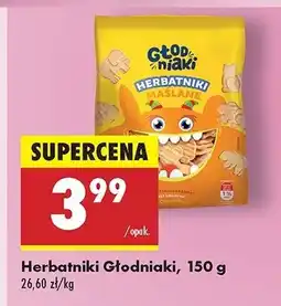 Biedronka Herbatniki zwierzaki maślane Głodniaki oferta