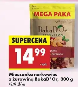 Biedronka Mieszanka nerkowiec-żurawina Bakad'or oferta