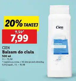 Lidl Cien balsam do ciała oferta