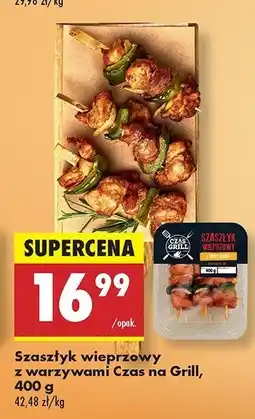 Biedronka Szaszłyk wieprzowy z warzywami Czas na grill oferta
