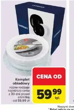 Carrefour Market Komplet obiadowy Luminarc oferta