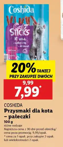 Lidl Coshida przysmaki dla kota - pałeczki oferta