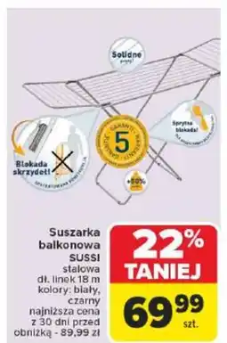 Carrefour Market Suszarka balkonowa Sussi oferta