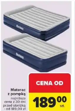 Carrefour Market Materac z pompką oferta