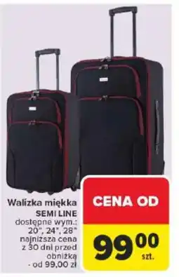 Walizka miękka Semi Line