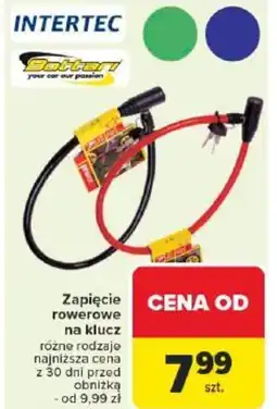 Zapięcie rowerowe na klucz