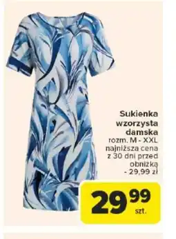 Carrefour Market Sukienka wzorzysta damska oferta