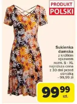 Carrefour Market Sukienka damska z krótkim rękawem oferta