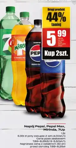Supeco Napój Pepsi, Pepsi Max, Mirinda, 7Up oferta