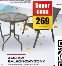 Supeco Zestaw balkonowy Tony oferta