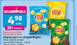 Auchan Chipsy Lay's lub chrupki Bugles oferta