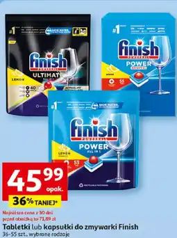 Auchan Tabletki lub kapsułki do zmywarki Finish oferta
