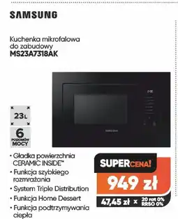 Max Elektro Kuchenka mikrofalowa Samsung oferta