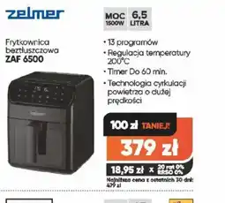 Max Elektro Frytkownica beztłuszczowa Zelmer ZAF 6500 oferta