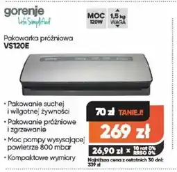 Max Elektro Pakowarka próżniowa Gorenje VS120E oferta