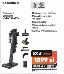 Max Elektro Odkurzacz Samsung Jet Stick VS20C9542TN oferta