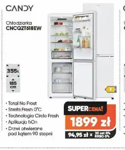 Max Elektro Chłodziarka Candy CNCQZT618EW oferta