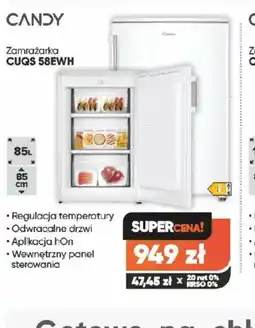 Max Elektro Zamrażarka Candy CUQS 58EWH oferta