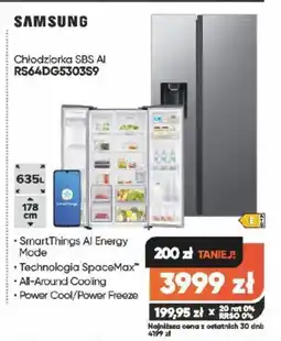 Max Elektro Chłodziarka Samsung SBS AI RS64DG5303S9 oferta