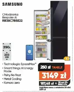 Max Elektro Chłodziarka Bespoke AI Samsung RB38C7B5E22 oferta