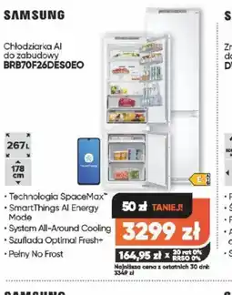 Max Elektro Chłodziarka AI do zabudowy Samsung BRB70F26DESEO oferta