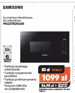 Max Elektro Kuchenka mikrofalowa Samsung MG22T8254AB oferta
