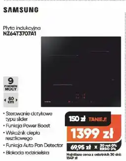 Max Elektro Płyta indukcyjna Samsung NZ64T3707A1 oferta