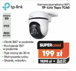 Max Elektro Kamera zewnętrzna WiFi TP-Link Tapo TC40 oferta