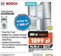Max Elektro Chłodziarka Bosch KGN33NLEB oferta