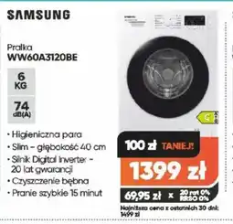Max Elektro Pralka Samsung WW60A3120BE oferta