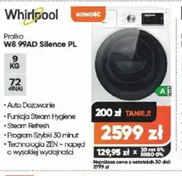 Max Elektro Pralka Whirlpool W8 99AD Silence PL oferta