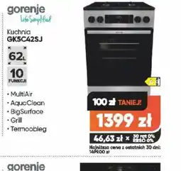 Max Elektro Kuchnia Gorenje GK5C42SJ oferta