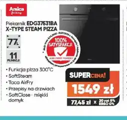 Max Elektro Piekarnik Amica EDG37531BA X-TYPE STEAM PIZZA oferta