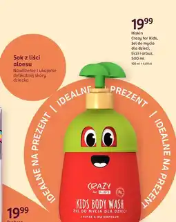 Rossmann Żel do mycia o zapachu liczi i arbuza Hiskin Crazy For Kids oferta