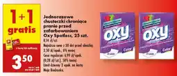 Biedronka Jednorazowe chusteczki chroniące pranie przed zafarbowaniem OXY oferta