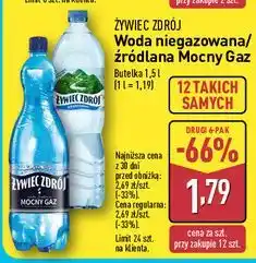 ALDI Woda niegazowana Żywiec Zdrój oferta