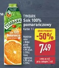 ALDI Sok pomarańczowy Tymbark oferta