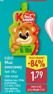 ALDI Mus jabłko-banan-truskawka-marchew Kubuś oferta