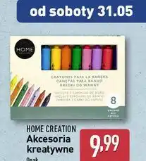 ALDI Kredki do wanny z gąbką Home Creation oferta