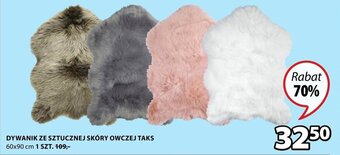JYSK Dywanik ze sztucznej skóry owczej Taks 60x90cm oferta