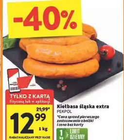 Intermarche Kiełbasa śląska extra Pekpol oferta