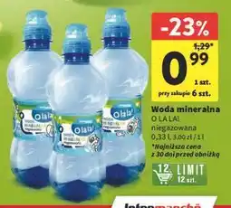Intermarche Woda mineralna O La La! oferta