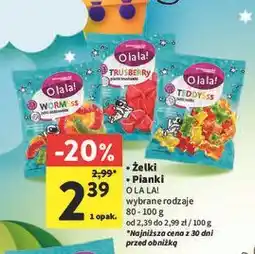 Intermarche Żelki malinki O La La! oferta