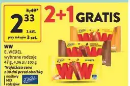 Intermarche Baton peanut butter E. Wedel Ww oferta
