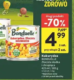 Intermarche Kukurydza złocista naturalnie słodka Bonduelle oferta